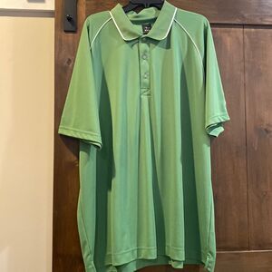 E921 Page & Tuttle Men's Sz. XXL Golf Polo Star Fort Golf Club Logo EUC